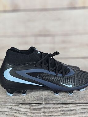 Nike Phantom 6 High Academy MG Soccer Cleats HQ2278 003 Men's Black NWOB